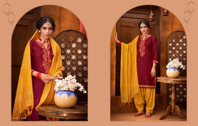 Kalaroop Rivaaz By Patiyala 6 Latest Readymade Embroidery Work Punjabi Patiyala Suits